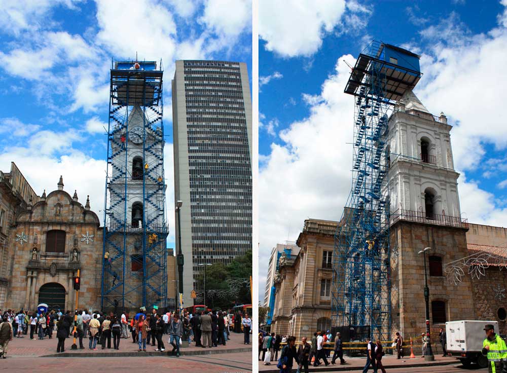 Instalacion cultural bogotá taym arquitectura lugares comunes