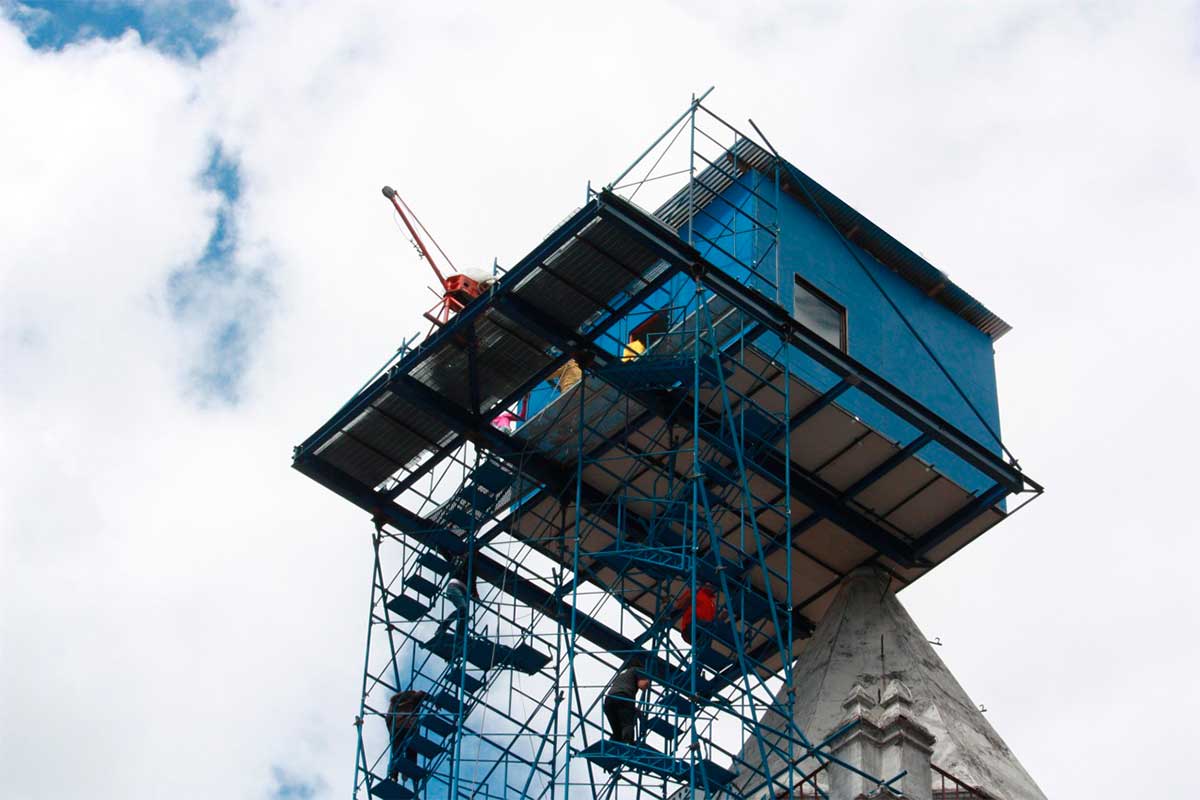 Instalacion cultural bogotá taym arquitectura lugares comunes